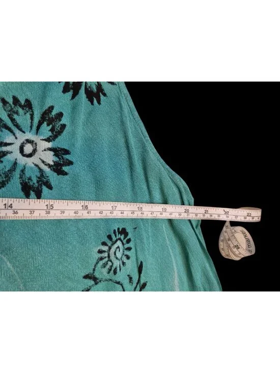 Sleeveless Boho Summer Dress | Floral Print & Flowy Hemline Free Size/One Size - Picture 16 of 16